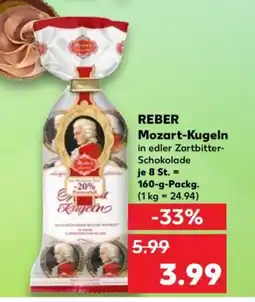 Kaufland REBER Mozart-Kugeln Angebot