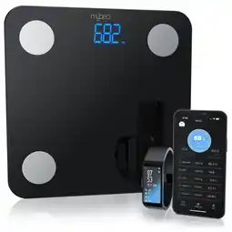 Netto Marken-Discount MyBeo Digitale Bluetooth Körperfettwaage Diagnosewaage mit App-Steuerung Angebot