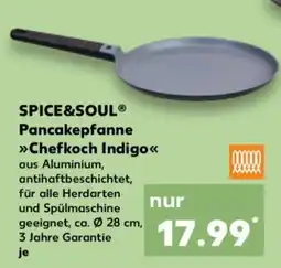 Kaufland SPICE&SOUL Pancakepfanne >>Chefkoch Indigo<< Angebot