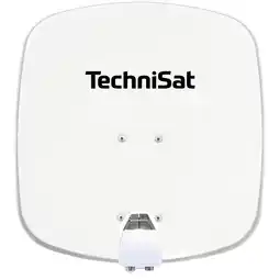 Netto Marken-Discount TechniSat DIGIDISH 45 Sat-Schüssel mit Twin-LNB & Wandhalterung, 2 TN polarweiß Angebot