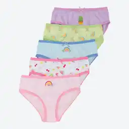 NKD Kinder-Mädchen-Slips in verschiedenen Farben, 5er-Pack Angebot