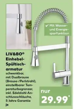 Kaufland LIV&BO Einhebel- Spültischarmatur Angebot
