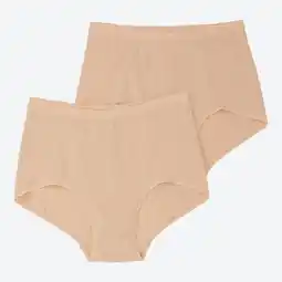 NKD Damen-Taillenslip mit hohem Baumwollanteil, 2er-Pack Angebot