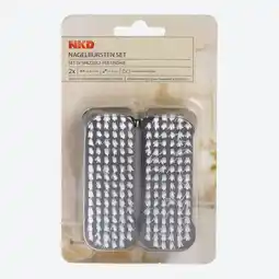 NKD Nagelbürsten-Set, 2-teilig Angebot