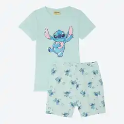 NKD Lilo & Stitch Kinder-Mädchen-Shorty aus Baumwolle, 2-teilig Angebot