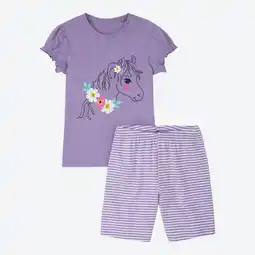 NKD Kinder-Mädchen-Shorty mit Pferde-Motiv, 2-teilig Angebot