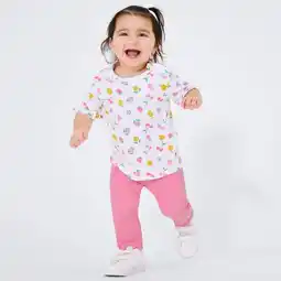 NKD Baby-Mädchen-Set mit hohem Baumwollanteil, 2-teilig Angebot