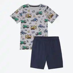 NKD Kinder-Jungen-Shorty mit Baustellenfahrzeug-Motiven, 2-teilig Angebot