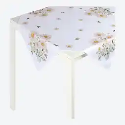 NKD Mitteldecke mit Blumen-Motiv, ca. 80x80 cm Angebot