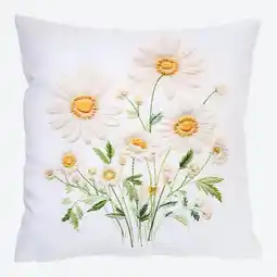 NKD Kissenhülle mit Blumendruck, ca. 40x40 cm Angebot