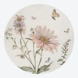 NKD Platzset mit floralem Motiv, Ø ca. 38 cm Angebot