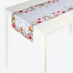 NKD Tischläufer mit Mohnblumen-Motiv, ca. 40x140 cm Angebot
