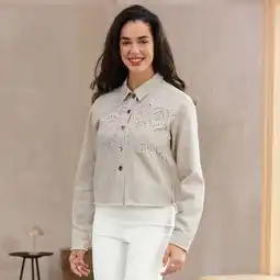 NKD Damen-Jacke mit Broderie-Anglaise-Einsatz Angebot