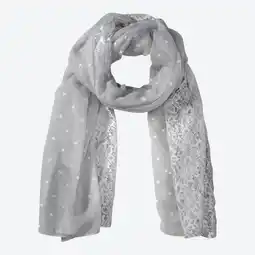 NKD Damen-Tuch mit Spitzenborte, ca. 90x180 cm Angebot