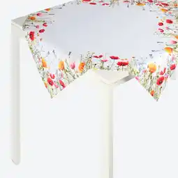 NKD Mitteldecke mit Mohnblumen-Motiv, ca. 80x80 cm Angebot