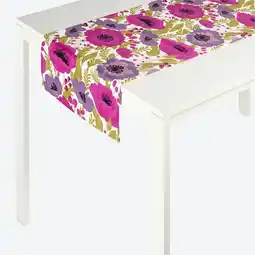 NKD Tischläufer mit Blumendruck, ca. 40x140 cm Angebot