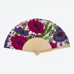 NKD Fächer mit Blumendruck, ca. 40x23 cm Angebot