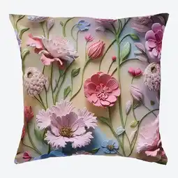 NKD Kissenhülle mit 3D-Druck in verschiedenen Designs, ca. 40x40 cm Angebot