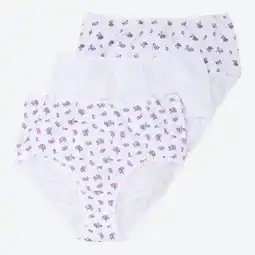 NKD Damen-Taillenslip mit hohem Baumwollanteil, 3er-Pack Angebot