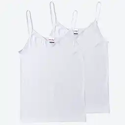 NKD Damen-Unterhemd aus Baumwolle, 2er-Pack Angebot