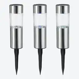NKD Solarstecker aus Edelstahl, 3er-Pack, Ø ca. 4,5 cm Angebot