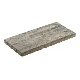 toom Baumarkt Diephaus Terrassenplatte 'T-Court Glad' Beton weiß/schwarz 48 x 24 x 3 cm Angebot