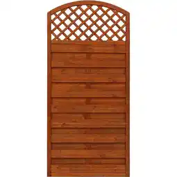 toom Baumarkt andrewex Sichtschutzzaun 'BK' 90 x 180/195 cm Kiefer teak Angebot