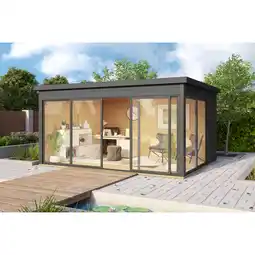 toom Baumarkt Weka Gartenhaus '412 Gr.2' anthrazit 418 x 239,4 x 321,9 cm Angebot