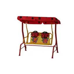 toom Baumarkt Siena Garden Kinderschaukel 'Marie' rot 75 x 115 x 118 cm Angebot
