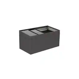 toom Baumarkt Biohort Frühbeetaufsatz für Hochbeet, dunkelgrau-metallic 200 x 100 x 23 cm Angebot