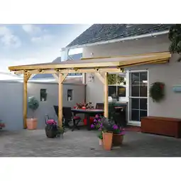toom Baumarkt Weka Terrassenüberdachung 'Salsa' 424 x 257 cm braun Angebot
