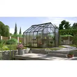 toom Baumarkt Vitavia Gewächshaus 'Jupiter 8300' 254,4 x 316,6 cm mit 6 mm Hohlkammerplatten schwarz Angebot
