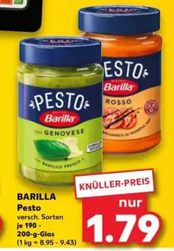 Kaufland BARILLA Pesto Angebot