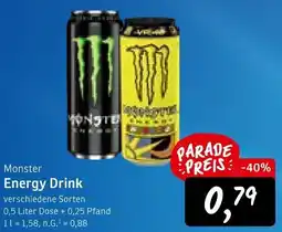KONSUM Monster Energy Drink Angebot