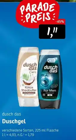 KONSUM dusch das Duschgel Angebot