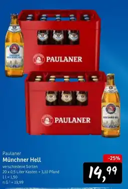KONSUM Paulaner Münchner Hell Angebot