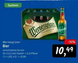 KONSUM Wernesgrüner Bier Angebot