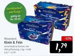 KONSUM Mövenpick Klein & Fein Angebot