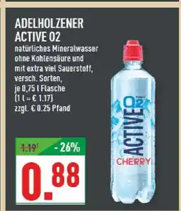 Marktkauf Adelholzener active o2 cherry Angebot