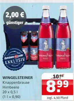 Getränke Quelle Wingelsteiner knappenbrause himbeere Angebot