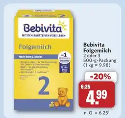 Combi Bebivita folgemilch 2 Angebot