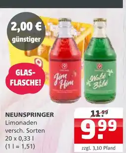 Getränke Quelle Neunspringer limonade Angebot