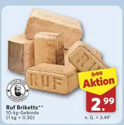 Combi Ruf briketts Angebot