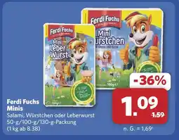 Combi Ferdi fuchs minis mini leberwurst Angebot