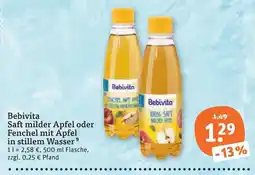 tegut Bebivita saft milder apfel Angebot