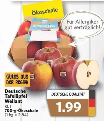 Combi Deutsche Tafeläpfel Wellant 700g Angebot