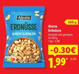 Lidl Alesto erdnüsse Angebot