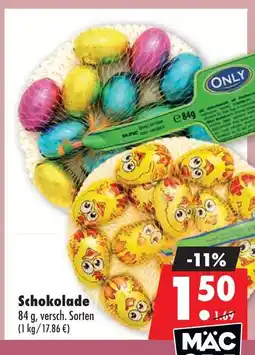 Mäc Geiz Only schokolade Angebot