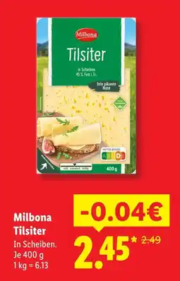 Lidl Milbona tilsiter Angebot