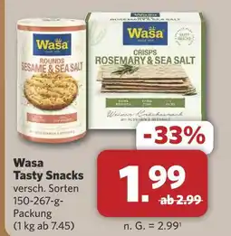 Combi Wasa rounds sesame & sea salt Angebot
